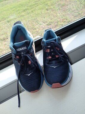 Hoka One One Gaviota 3 Stability Running Shoes Womens Size 8.5 B Blue Athletic